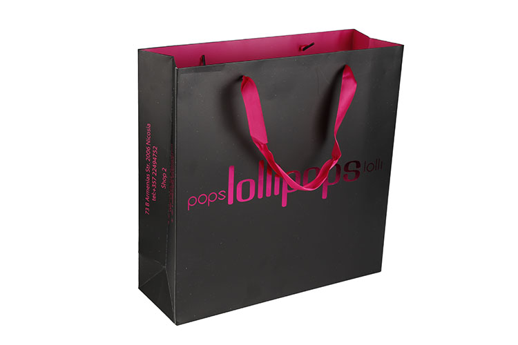 Elegant Beautiful Paper Packaging Bag Wedding Gift Bag With Ribbon(图5)