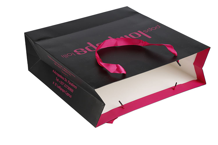 Elegant Beautiful Paper Packaging Bag Wedding Gift Bag With Ribbon(图6)