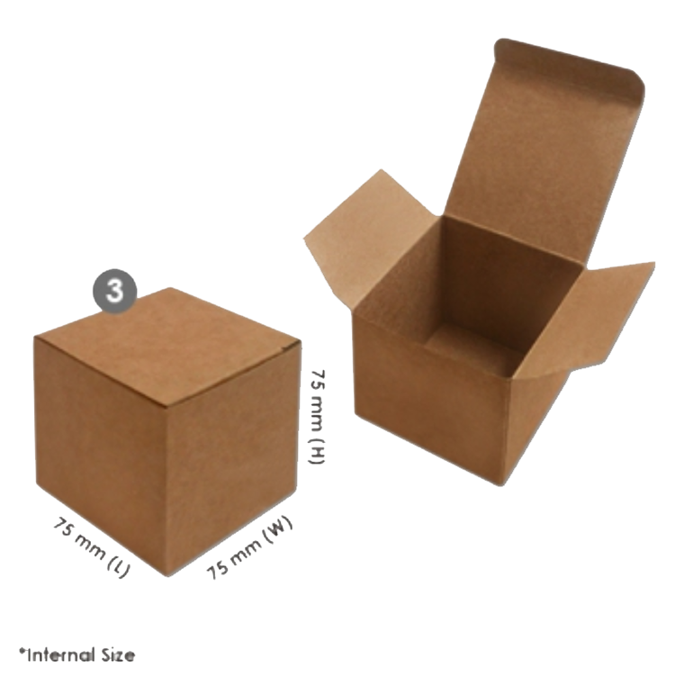 Cheap Custom Logo Color Printed Reverse Tuck End Brown Kraft Paper Packaging Box(图1)