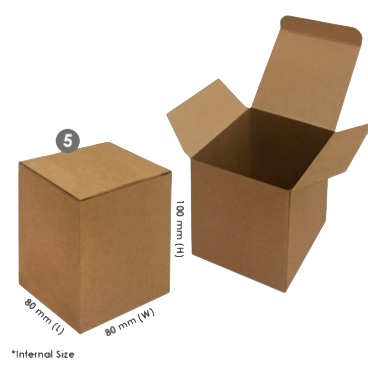 Cheap Custom Logo Color Printed Reverse Tuck End Brown Kraft Paper Packaging Box(图5)