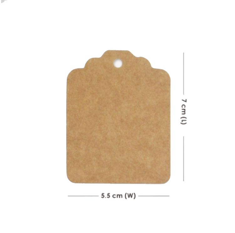 Wholesale Brown Hang Cloth Tag Custom Kraft Paper Christmas Gift Tag(图2)