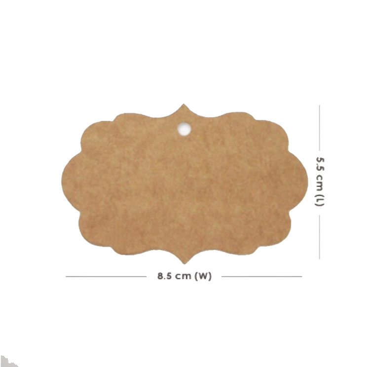 Wholesale Brown Hang Cloth Tag Custom Kraft Paper Christmas Gift Tag(图5)