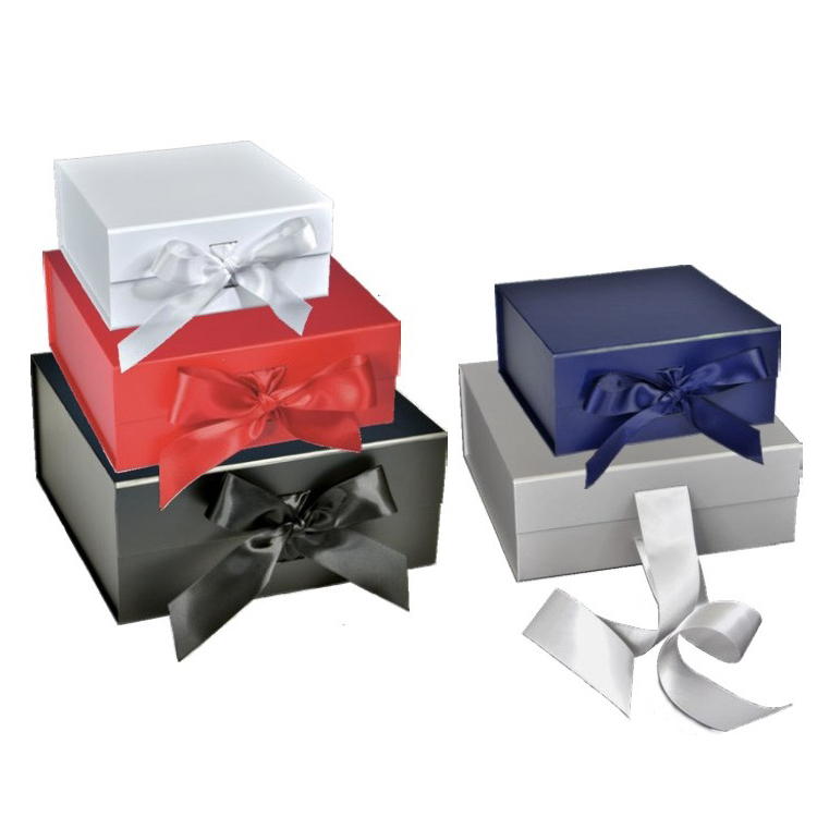 Magnetic folding luxury cardboard gift boxes with ribbons(图6)