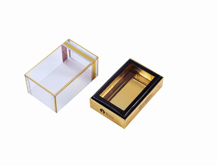 Gold Perfume 2-Piece Box with Plastic Cover(图4)