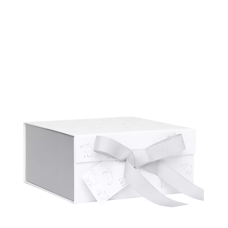 Wholesale Custom Cardboard Foldable Paper Packaging Box Magnetic Magnet Ribbon Gift Box(图1)