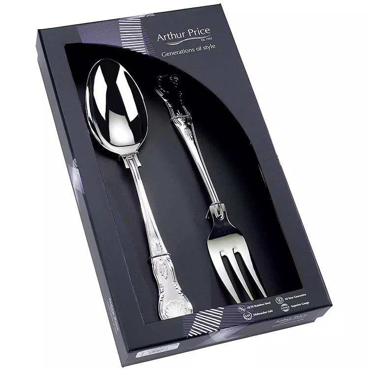 Wholesale Custom Luxury Black Paper Home Dinnerware Fork Spoon Packaging Box Gift Box For Forks(图2)