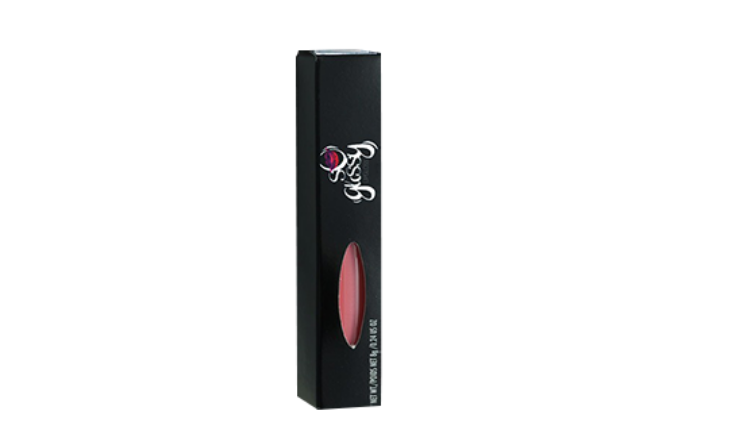 Wholesale custom small and exquisite square black cardboard lip gloss box(图2)