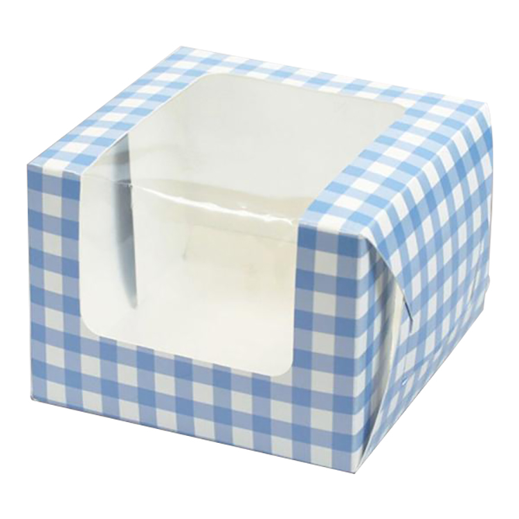 Wholesale Long Individual Cupcake Packages 6 Hole Mini Cupcake Boxes With Clear Window(图3)