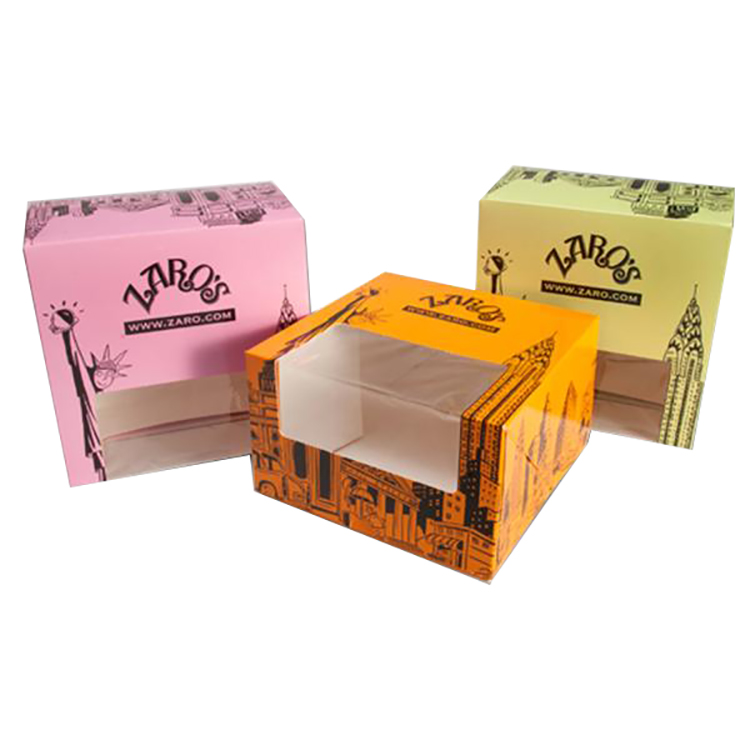 New Design Kraft Paper Cookies Desserts Packaging Box Custom Pastry Boxes With Dividers(图3)