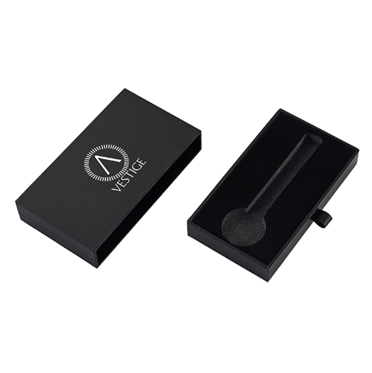 Drawer Style Black Watch Box with Insert(图1)