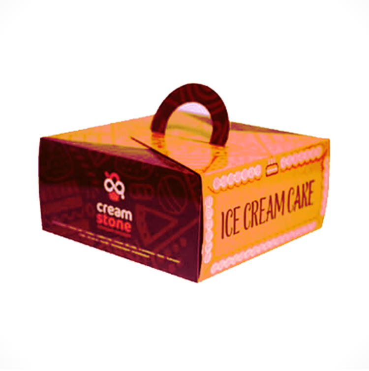 Custom Design Food Grade Paper Packaging Box With Handle