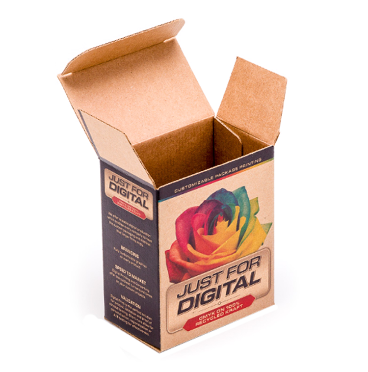 Custom food box Printed Kraft Tuck Top(图1)