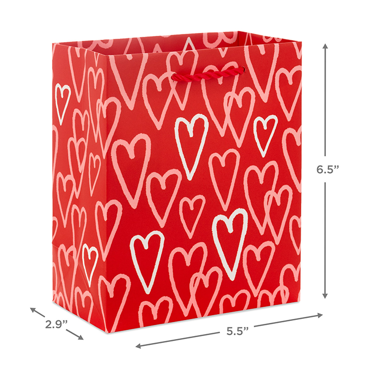 Valentines Day hot sales of hot style love design exquisite gift box gift bag custom(图4)