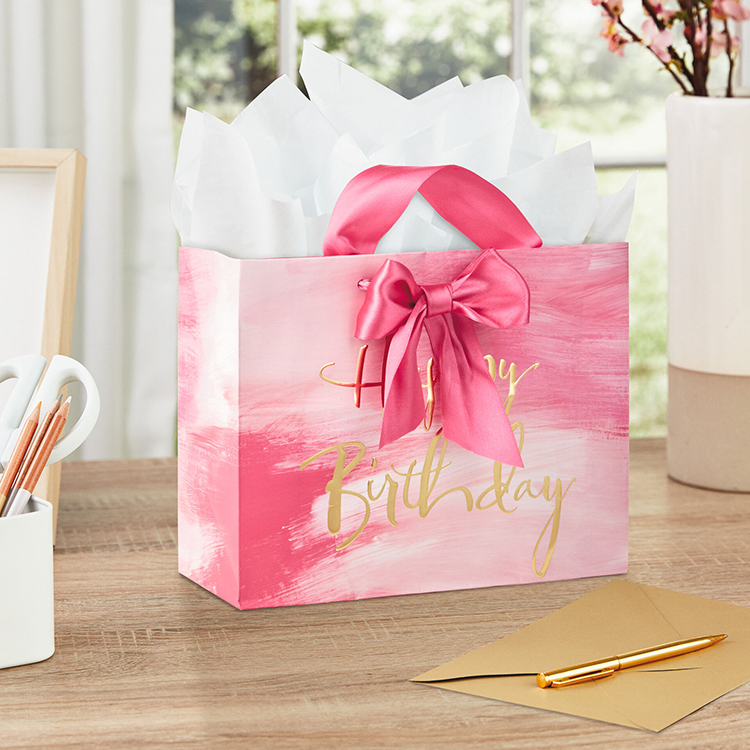 Manufacturers directly wholesale printing exquisite shoes gift bag gift bag with ribbon   (图3)