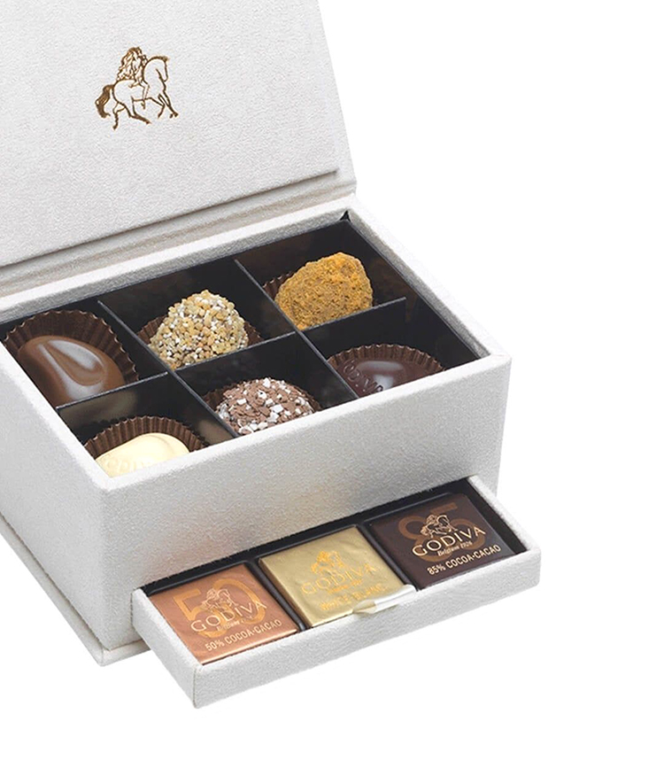 Professional Factory Small Black Truffle Box Chocolate Gift Box Packaging(图1)