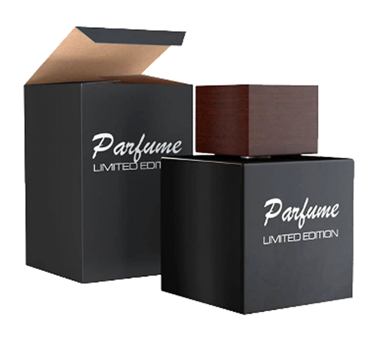 Custom Logo Printed Paper Foldable Cosmetic Packing Box Luxury Perfume Bottle Packaging(图1)