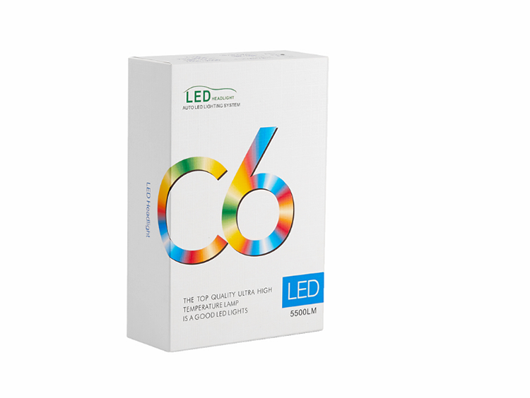 OEM Lamp Bulb Small LED Light Packaging Printed Paper Cardboard Boxes