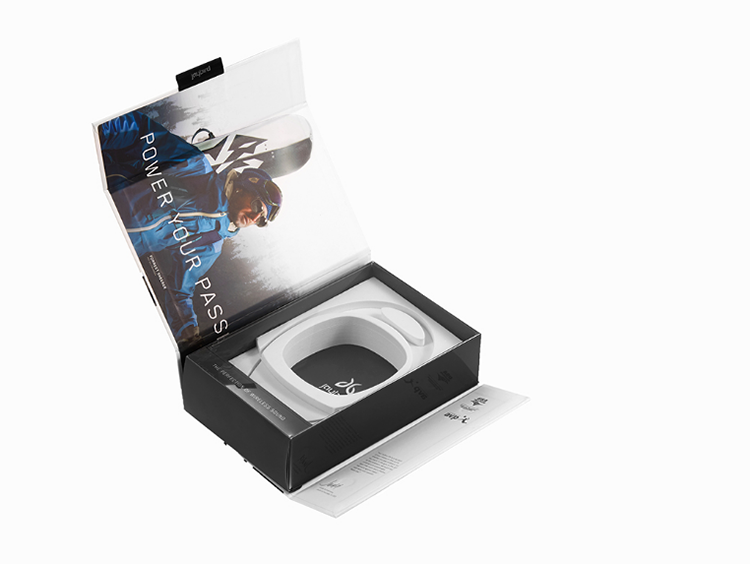 Customized Rigid Magnetic Flip Closure Custom Gift Packaging Earphone Gift Box(图4)