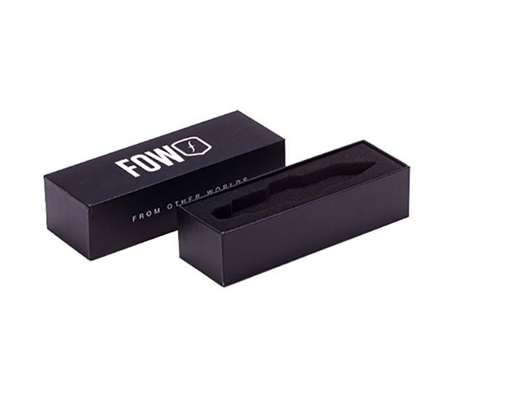 Black & White Lid-Off Knife Box factory price cardboard magnetic box with foam insert(图1)