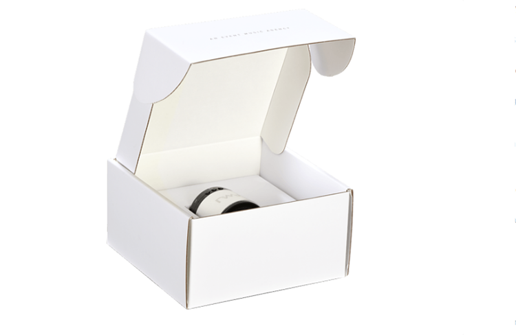 Factory wholesale custom white box exquisite pattern box custom(图1)