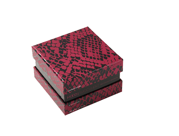 Wholesale Black Customized Paper Luxury Gift Boxes Lid Box Packaging For Candles(图1)