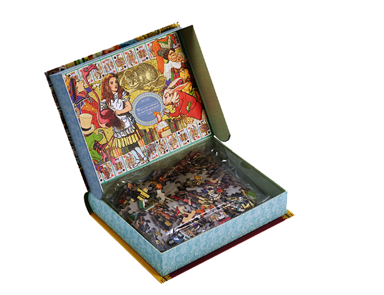 Fantasy Clamshell Puzzle Box with Two Sided Print