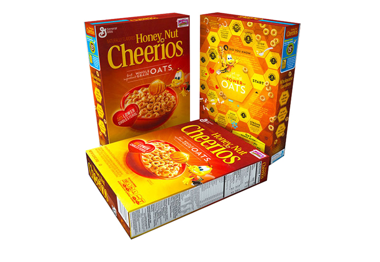 Custom Logo Printing Paper Folding Cereal Box Deluxe Packaging(图3)