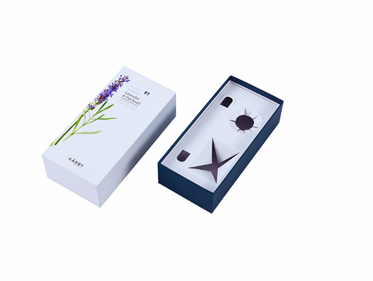 Cardboard Candle Set In Push Type Style Custom Drawer Storage Gift Box