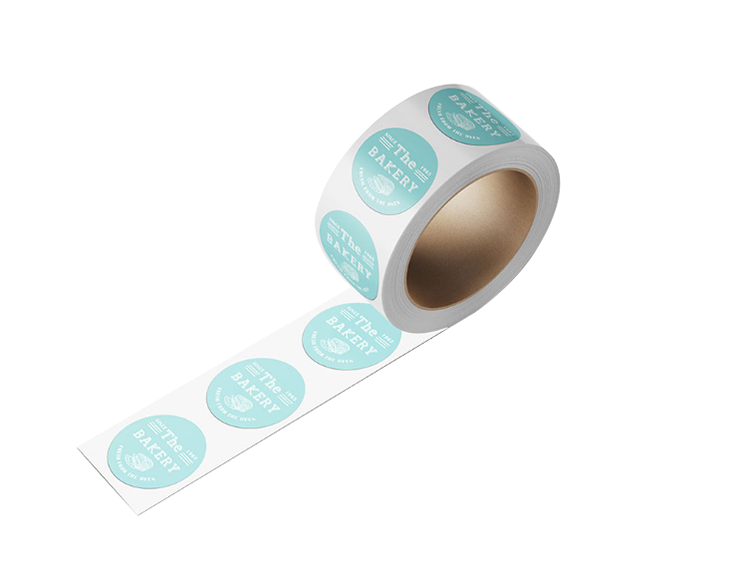 High Quality Private Custom Circle Paper Printing Food Label Stickers