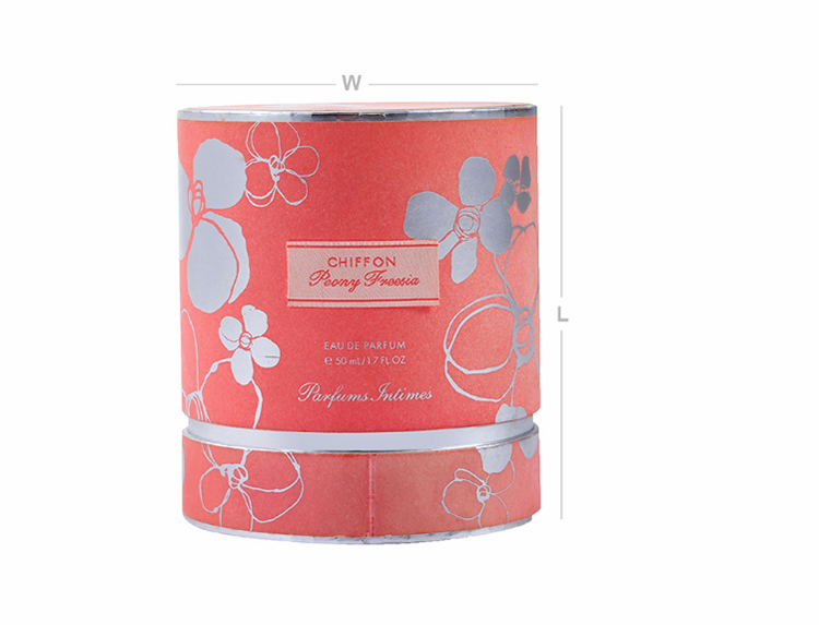 Pink Cardboard Cylinder Round Tube Custom Premium Gift Packaging Perfume Luxury Box With Insert(图4)