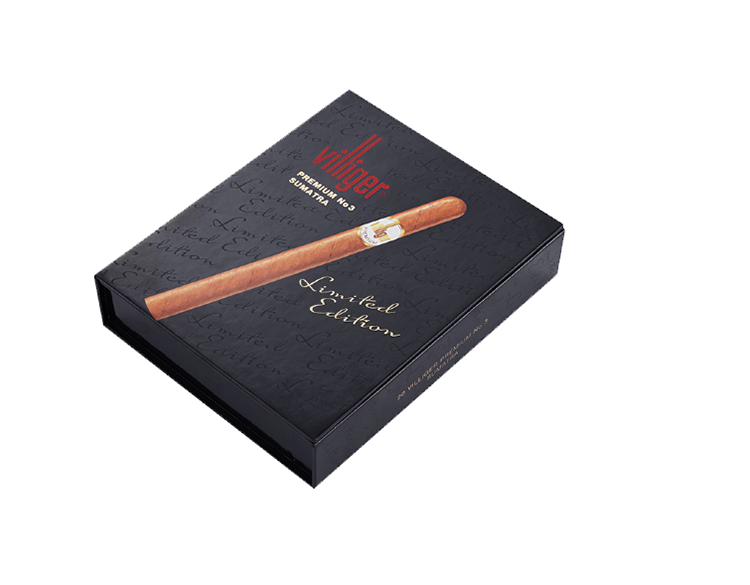 Wholesale Black Unique Cigar Gift Packaging Box Luxury Paper Cardboard Cigar Box(图1)