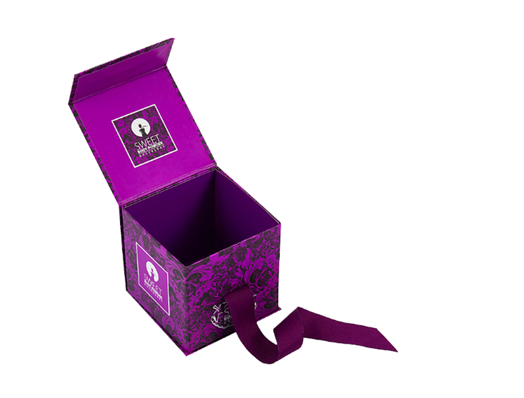 Custom Logo Luxury Cardboard Magnetic Folding Gift Box With Ribbon Closure(图3)