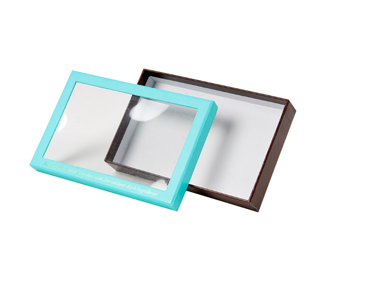Cheap Custom Paper Gift Box Cardboard Box Packaging With Window Lid(图4)