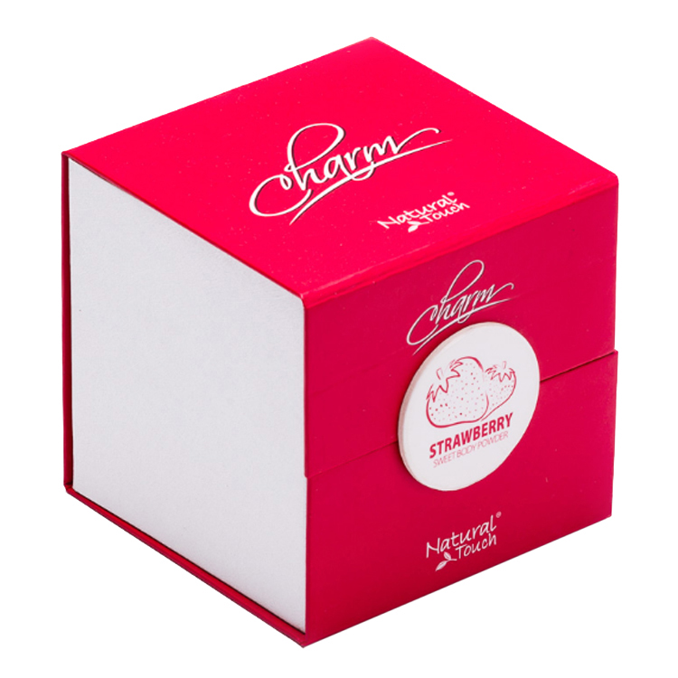 Wholesale custom logo red glossy foldable gift box(图4)
