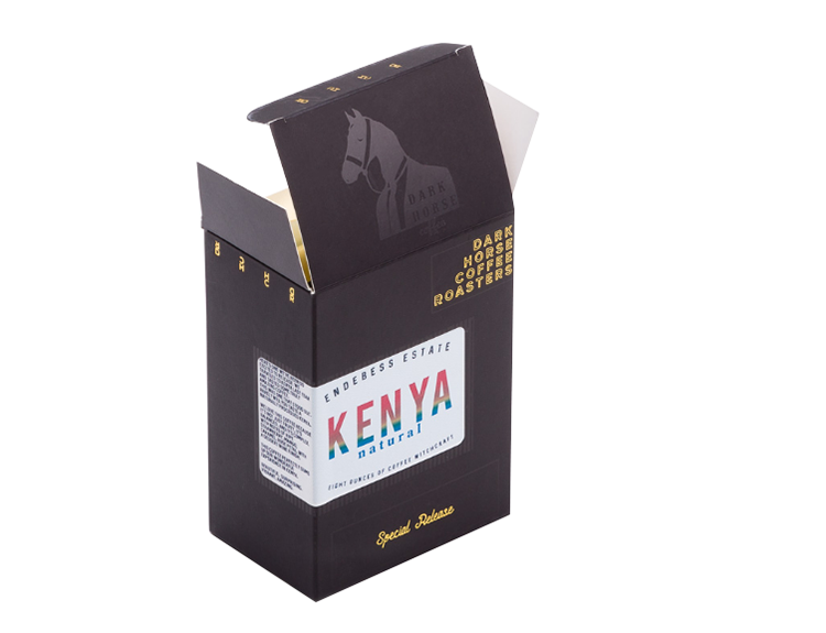 Wholesale Custom Black Tea Bag Paper Box Luxury Coffee Packaging Box