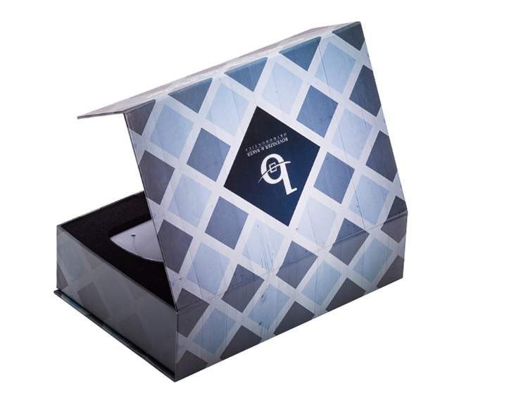 Shenzhen Custom Logo Luxury Square Paper Gift Packaging Magnet Cardboard Box(图1)