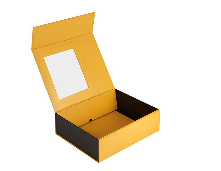 Customizable Cardboard Window Packaging Box Folding Gift Paper Box With Magnetic Closure(图3)
