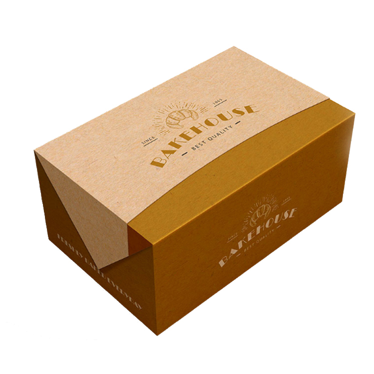 Custom high quality logo kraft folding paper food packaging box with lid(图6)