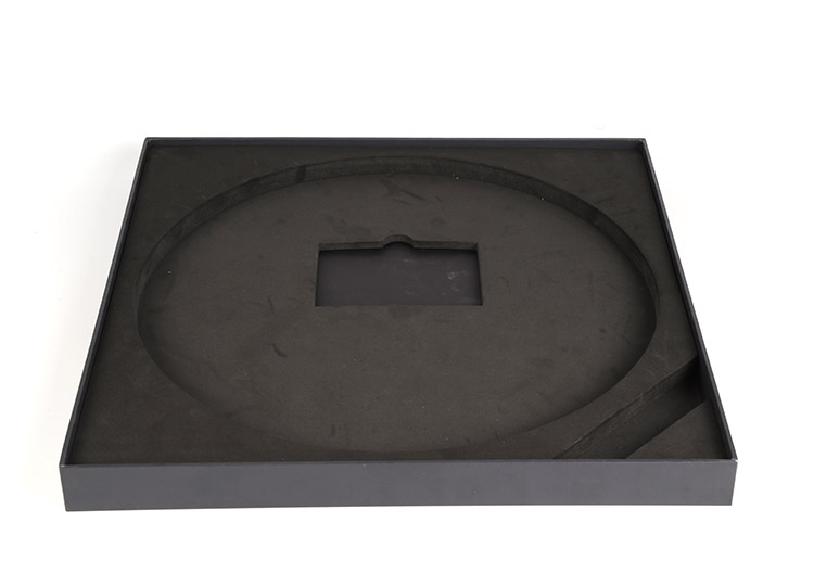 The factory wholesale custom all kinds of size and inner shape size of the black packaging box(图5)