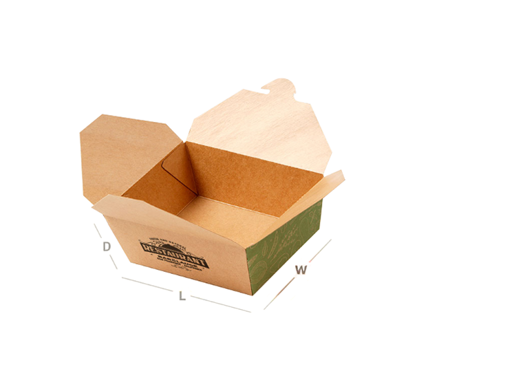 Custom Single Hook Carrier Snack Paper Boxes Take Out Boxes(图3)