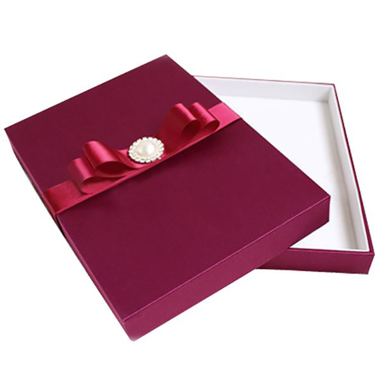 High selling light luxury wedding cards box with customizable pattern size(图1)