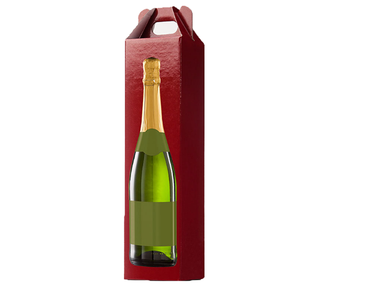 Custom 2 ply Packing Kraft Paper Wholesale Fancy Luxury Wine Bottle Paper Gift Bag(图3)