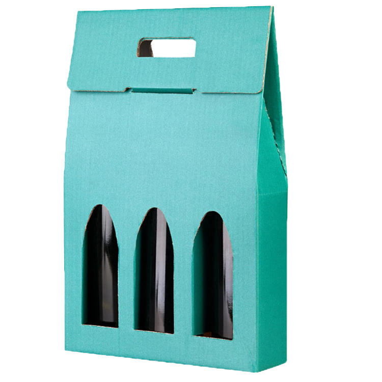Custom 2 ply Packing Kraft Paper Wholesale Fancy Luxury Wine Bottle Paper Gift Bag(图4)